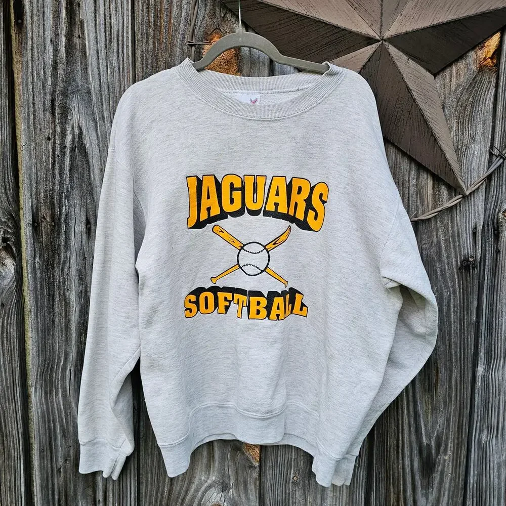 Softball Jacket & Sweatshirt Size XL Farmville Central Lady Jaguars VTG 90s NC - Picture 2 of 12